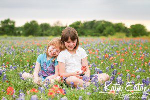 Beautiful image of a child in the bluebonnets by Katie Eaton Photography-1-3
