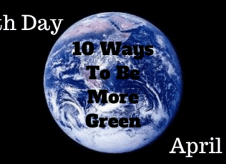 10 Ways to be more Green, Earth Day, Recycle