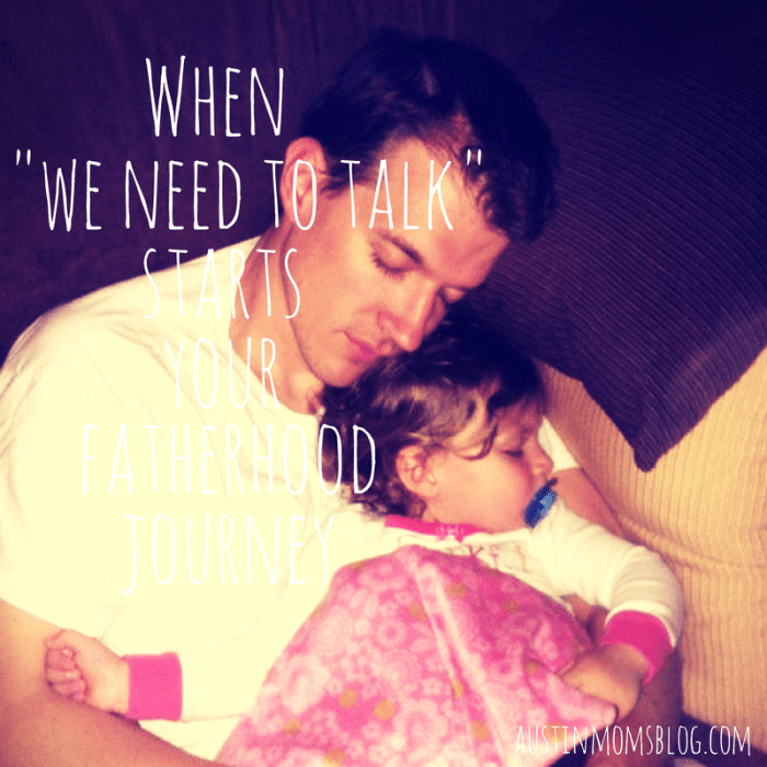 How I Became a Father, Father's Day, Austin Moms Blog