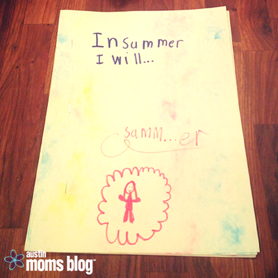Austin Moms Blog Summer Journaling for the Kids