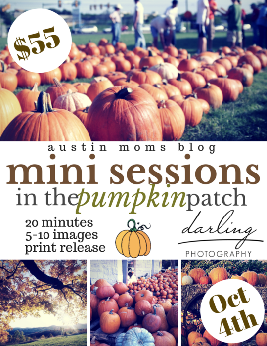 Austin Pumpkin Patch Mini Session 2014 | Austin Moms Blog | Darling Photography