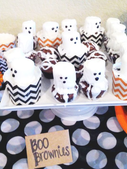 Boo Brownies | Halloween Gender Reveal Idea | Boo-y of Ghoul | Austin Moms Blog