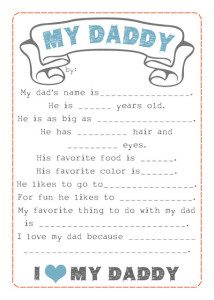 Father's Day Questionnaire copy