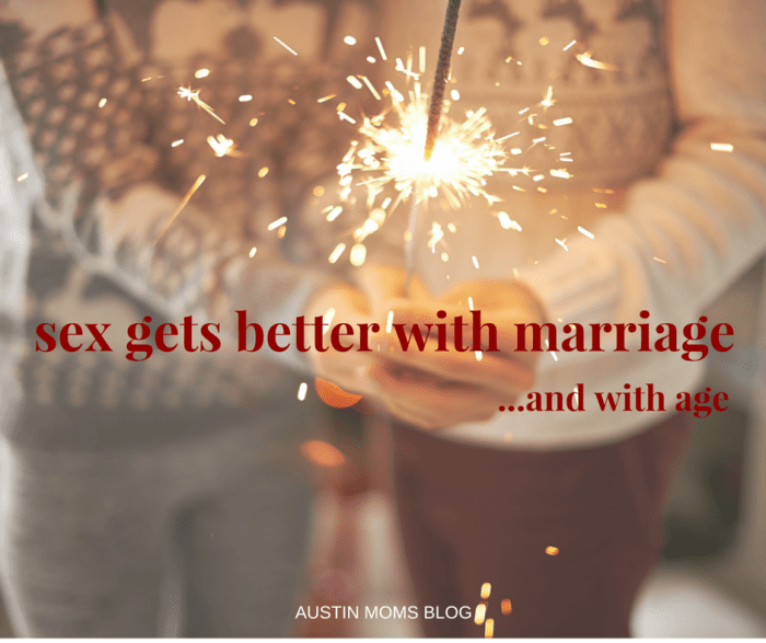 Sex gets better with marriage and with age- catiaholm