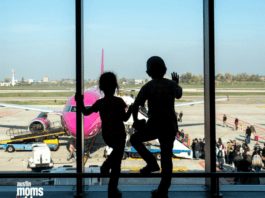 flight with young kids
