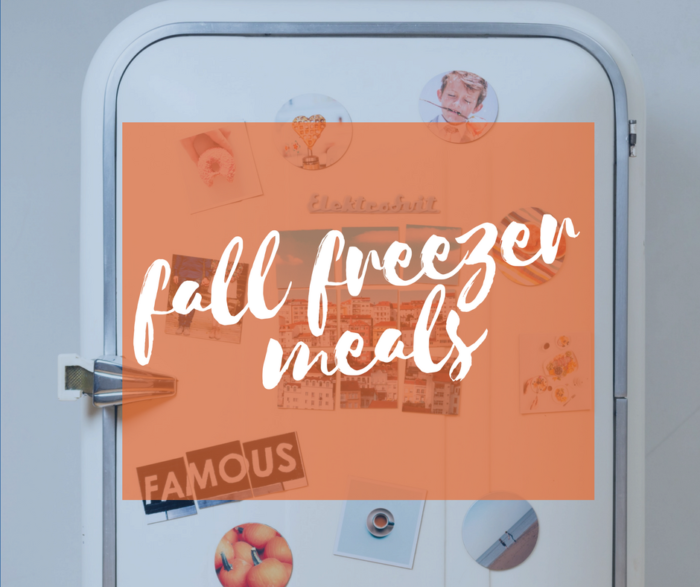 fall freezer meals