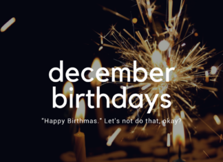december birthdays