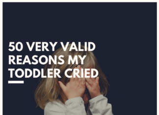 toddler cried