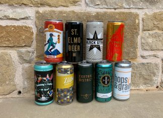 Crowlers from Austin breweries