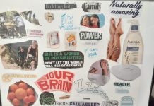 an example of a vision board