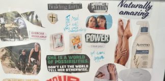 an example of a vision board
